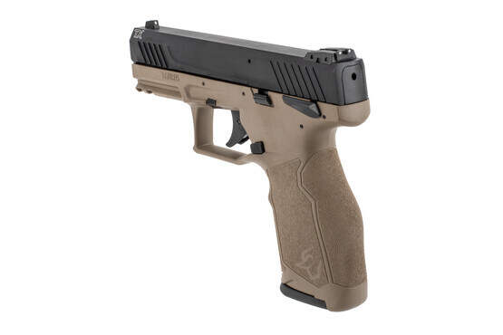 Taurus TX22 22lr 16-Round Pistol with Manual Safety has slide serrations